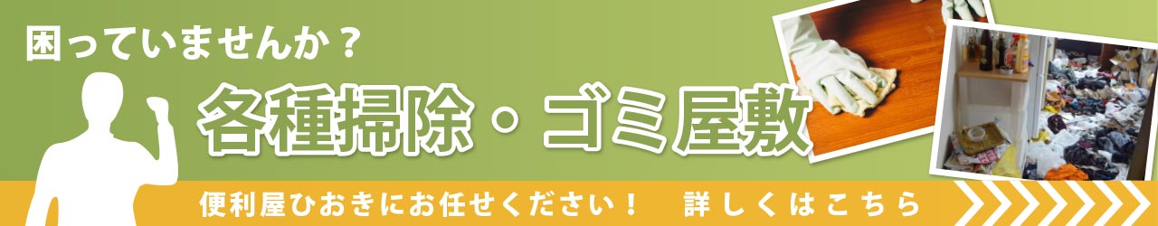 各種掃除・ゴミ屋敷-詳しくはこちら
